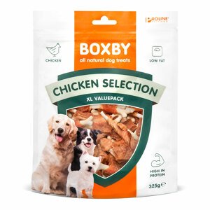 325g Boxby csirkeválogatás kutyasnack