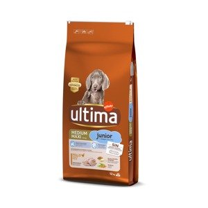 12kg Ultima Medium/Maxi Junior csirke száraz kutyatáp