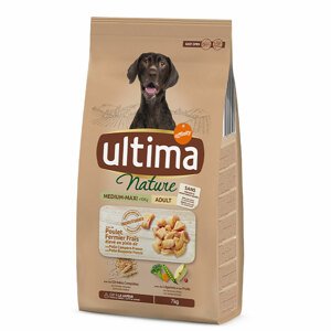 7kg Ultima Nature Medium/Maxi csirke száraz kutyatáp