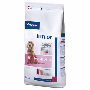12kg Junior Medium Virbac Veterinary HPM - Száraz kutyatáp