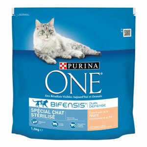1,5kg PURINA ONE Sterilized pisztráng száraz macskatáp