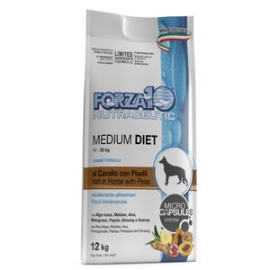 12kg Forza10 Medium Diet ló & borsó száraz kutyatáp