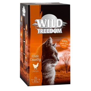 24x85g Wild Freedom Adult Wide Country csirke pur nedves macskatáp 20% kedvezménnyel