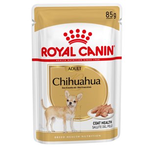 Kiegészítés a száraztáphoz: 24x85g Royal Canin Breed Chihuahua nedves kutyatáp