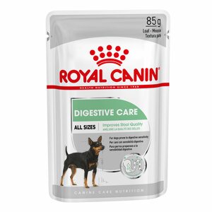 Kiegészítés a száraztáphoz: 24x85g Royal Canin Digestive Care nedves kutyatáp
