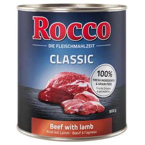 6x800g Rocco Classic nedves kutyatáp- Mix 2: 6 változattal