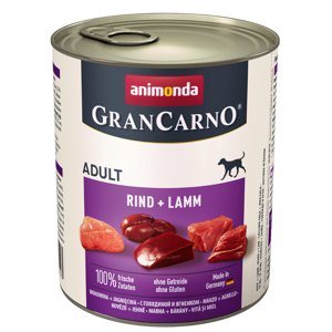 6x800g animonda GranCarno Original Adult marha & bárány nedves kutyatáp