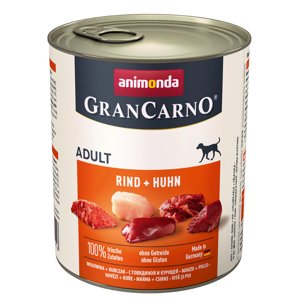 6x800g animonda GranCarno Original Adult marha & csirke nedves kutyatáp