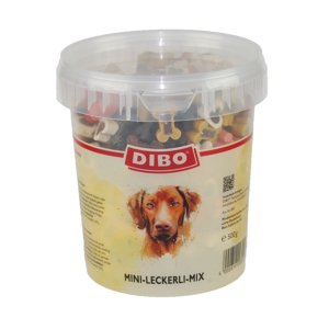 500g Dibo Mini snackmix vödörben kutyasnack