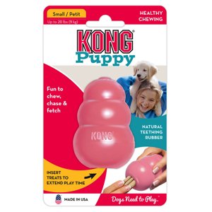 KONG Puppy kutyajáték kölyköknek, pink, S méret