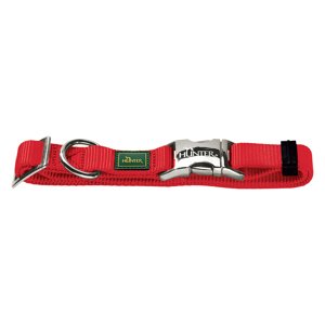 HUNTER Vario Basic Alu-Strong kutyanyakörv, piros, L: 40-55cm
