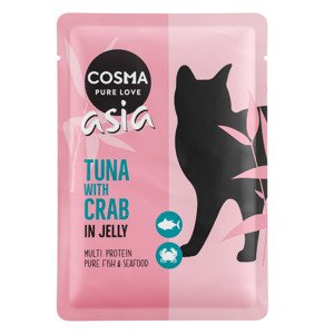 24x100g Cosma Thai/Asia tonhal & rákhús nedves macskatáp