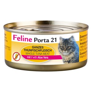 Feline Porta 21 gazdaságos csomag - 24 x 156 g - Tonhal & aloe vera