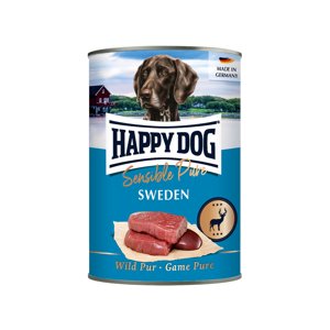 6x400g Happy Dog Pur Sweden (vad) nedves kutyatáp