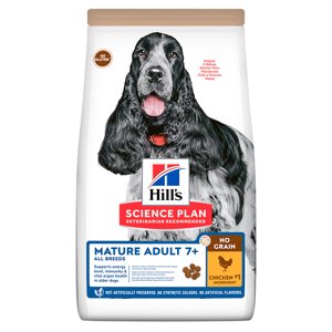 2x14kg Hill's Canine száraz kutyatáp- Mature Adult 7+ No Grain csirke