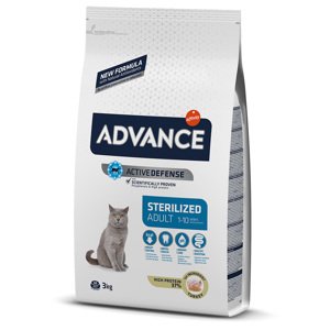 2x3kg Advance Cat Sterilized pulyka száraz macskatáp