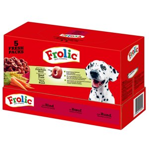 2x7,5kg Frolic Complete marha száraz kutyatáp