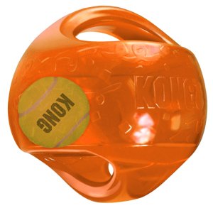 1db KONG Jumbler Ball kutyajáték - L/XL: Ø 18 cm