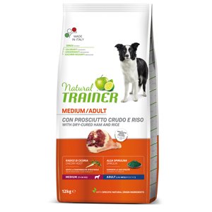12kg Natural Trainer Medium Adult Prosciutto száraz kutyatáp