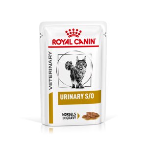 48x85g Royal Canin Veterinary Feline Urinary S/O szószban nedves macskatáp
