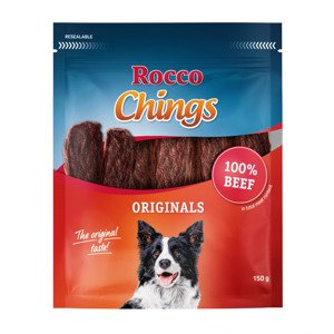 4x150g Rocco Chings rágócsíkok marha kutyasnack