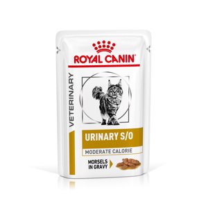 12x85g Royal Canin Veterinary Urinary S/O Moderate Calorie nedves macskatáp