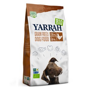 10kg Yarrah Bio gabonamentes bio csirke száraz kutyatáp