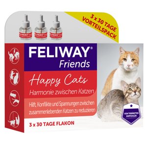 3x48ml utántöltő flakon Feliway Friends párologtató szetthez macskáknak