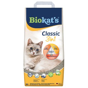 18liter Biokat's Classic 3in1 macskaalom 3 különböző szemcsemérettel
