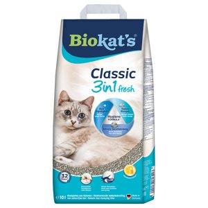 2x10 liter Biokat's Classic Fresh 3in1 Cotton Blossom macskaalom