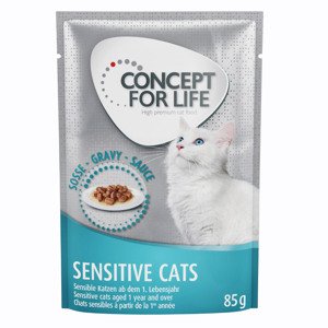 24x85g Concept for Life Sensitive Cats nedves macskatáp szószban