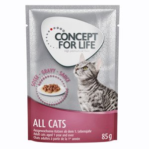 24x85g Concept for Life All Cats szószban nedves macskatáp