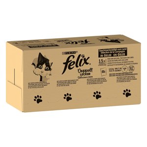 120x85g Felix Fantastic duplán finom nedves tasakos macskatáp