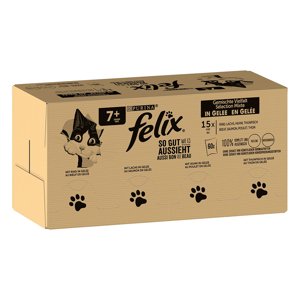 120x85g Felix Fantastic Senior nedves tasakos macskatáp