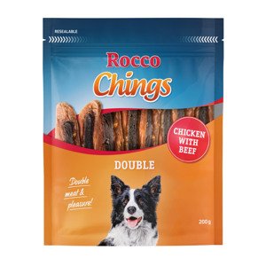 200g Rocco Chings Double kutyasnack- Csirke & marha
