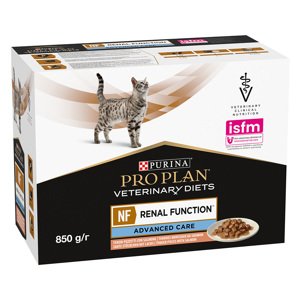 10x85g PURINA PRO PLAN Veterinary Diets Feline Renal Function Advance Care lazac nedves macskatáp