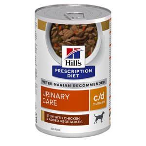 12x354g Hill's Prescription Diet c/d Multicare Urinary Care csirke nedves kutyatáp