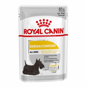24x85g Royal Canin Dermacomfort Mousse nedves kutyatáp