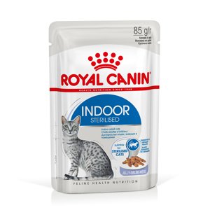 12x85g Royal Canin Indoor Sterilised aszpikban nedves macskatáp