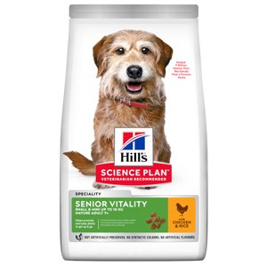 2x6kg Hill's Science Plan Mature Adult Senior Vitality Small & Mini csirke száraz kutyatáp