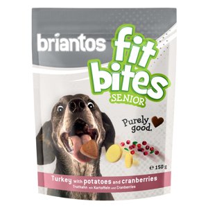 150g Briantos "FitBites" Senior - pulyka, burgonya & áfonya kutyasnack
