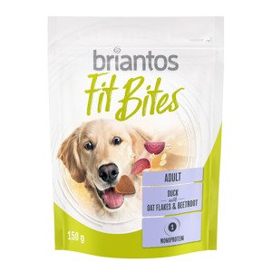 150 g Briantos "FitBites" Adult Kacsa, zabpehely & cékla kutyasnack rendkívüli  árengedménnyel