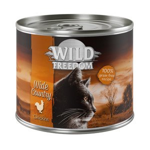 24x200g Wild Freedom Adult nedves macskatáp-csirke pur