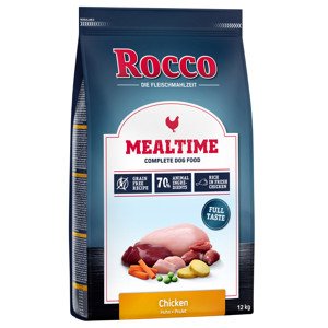 12kg Rocco Mealtime Csirke száraz kutyatáp 10+2kg ingyen akcióban